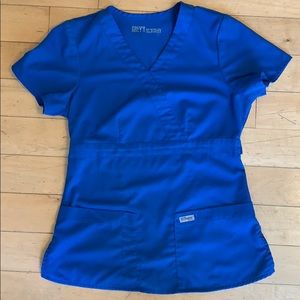Grey's Anatomy XS Women's Mock Wrap Scrub Top